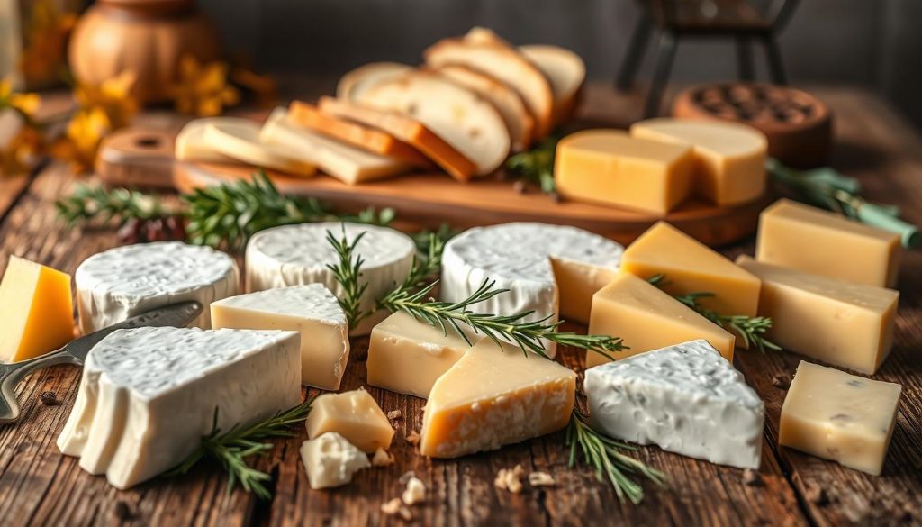 seasonal cheese and herbs appetizers