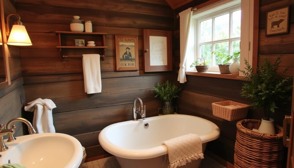 Cozy Cottage Vibes bathroom decor