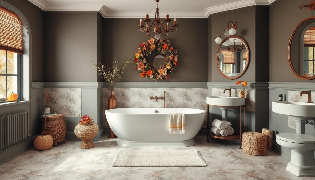 Floral Autumn Elegance bathroom decor