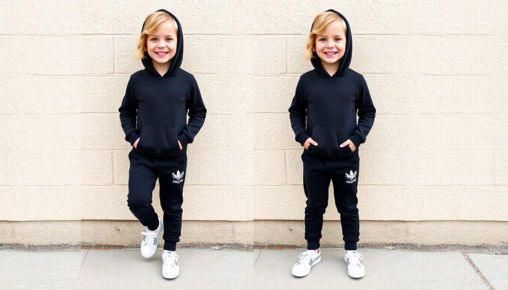 Hoodie and Jogger Set for Playful Days for kids fall attire
