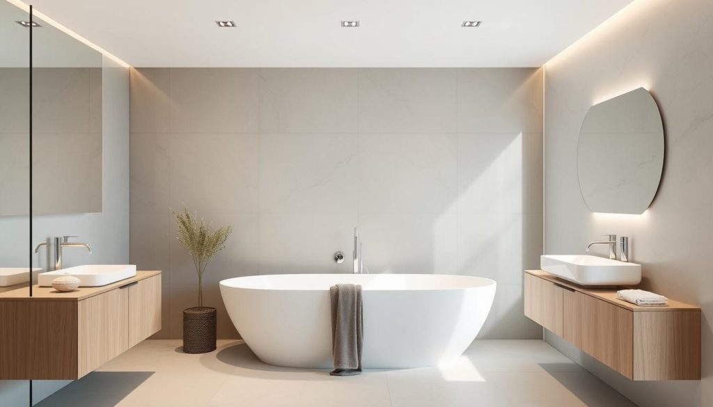 Modern Minimalist Elegance bathroom decor