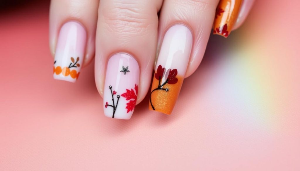 Nail Art Ideas Using Fall Colors