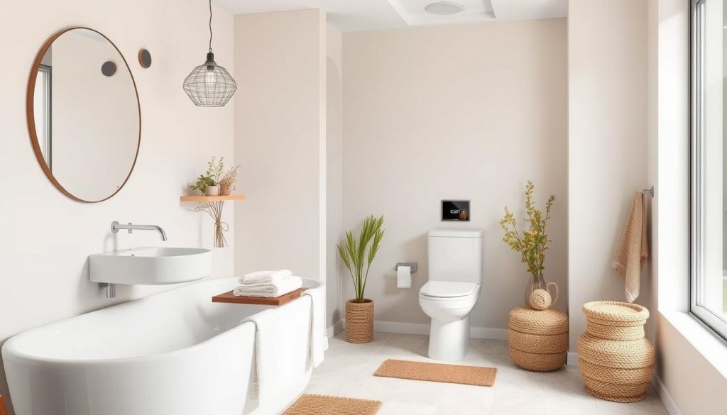 Scandinavian Fall Simplicity bathroom decor