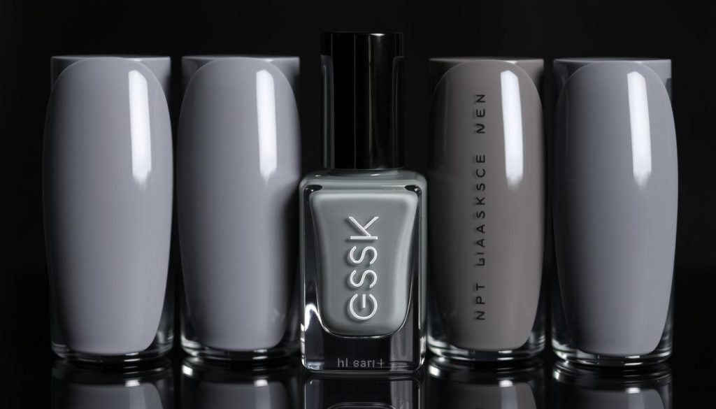 Smoky Gray Chic nail polish bottle