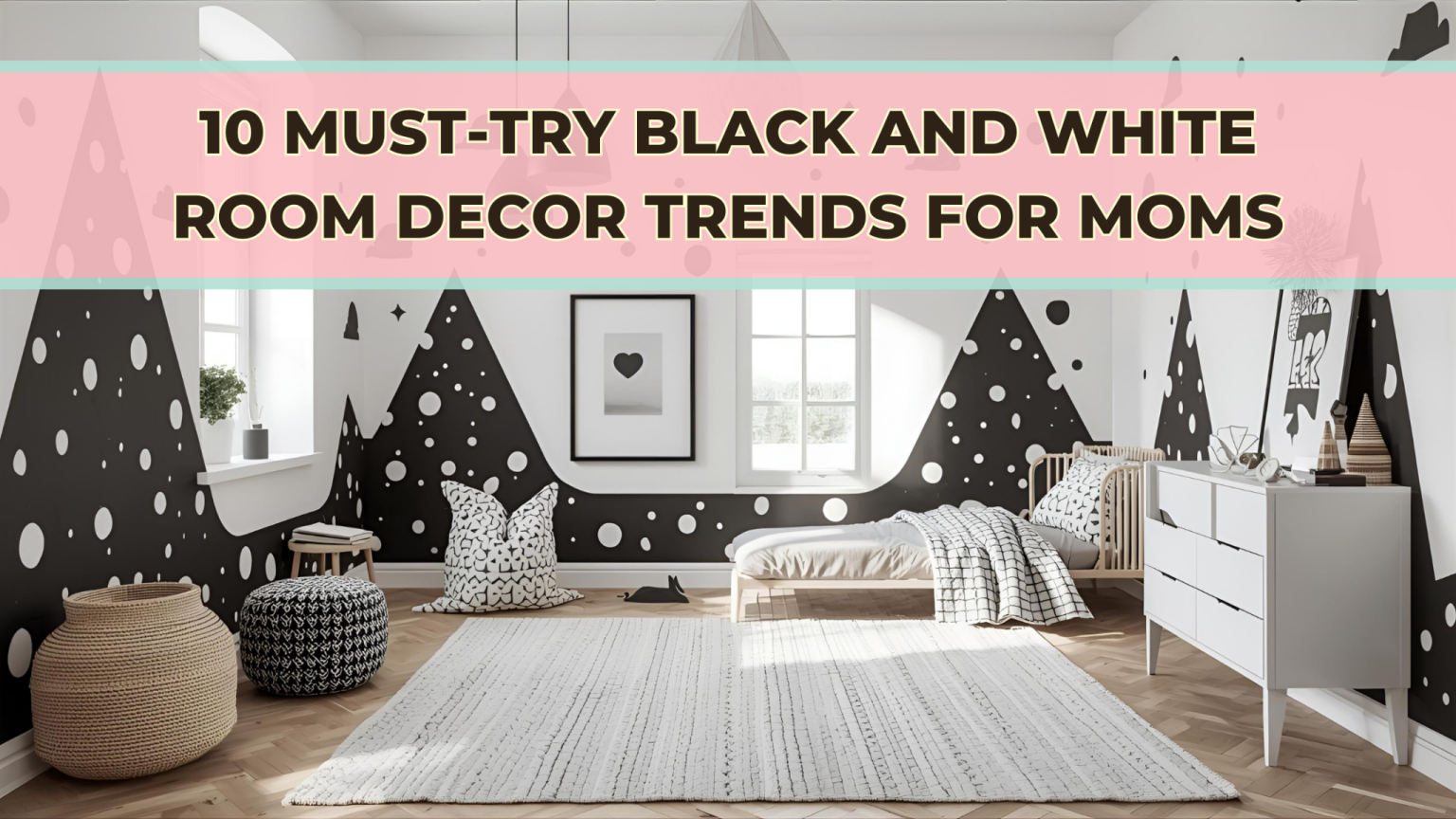 Black And White Room Decor